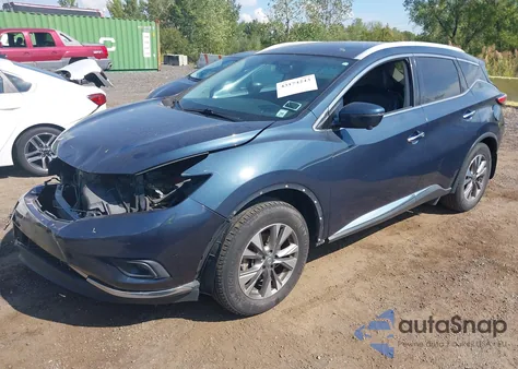 2018 Nissan Murano Sl из США, поврежденный, VIN 5N1AZ2MH3JN169953